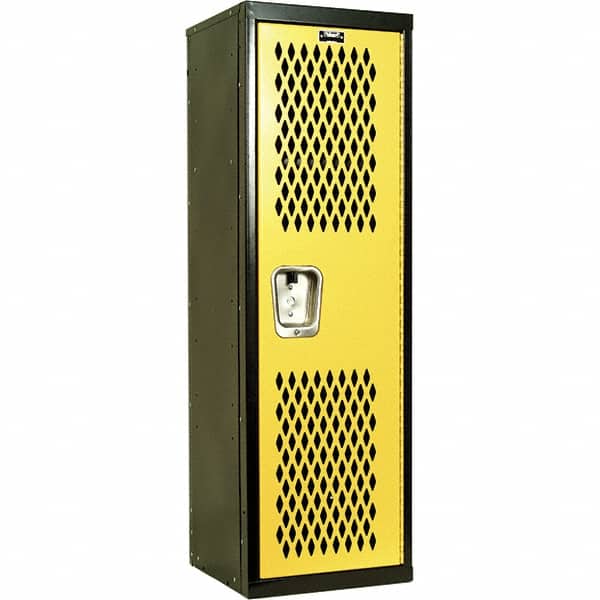 Hallowell - 1 Door, 1 Tier, Heavy-Duty Ventilated Wardrobe & Box Lockers - Apex Tool & Supply