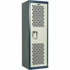 Hallowell - 1 Door, 1 Tier, Heavy-Duty Ventilated Wardrobe & Box Lockers - Apex Tool & Supply