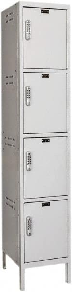 Hallowell - 4 Door, 4 Tier, Charging Station Locker - Apex Tool & Supply