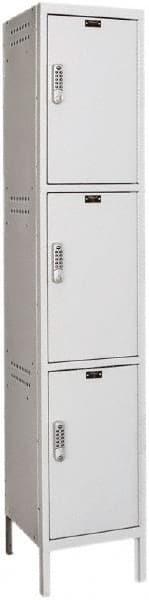 Hallowell - 3 Door, 3 Tier, Charging Station Locker - Apex Tool & Supply