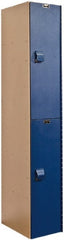 Hallowell - 2 Door, 2 Tier, Solid Plastic Locker - Apex Tool & Supply