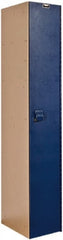 Hallowell - 1 Door, 1 Tier, Solid Plastic Locker - Apex Tool & Supply