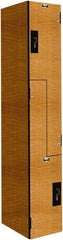 Hallowell - 2 Door, 2 Tier, Phenolic Z-Locker - Apex Tool & Supply