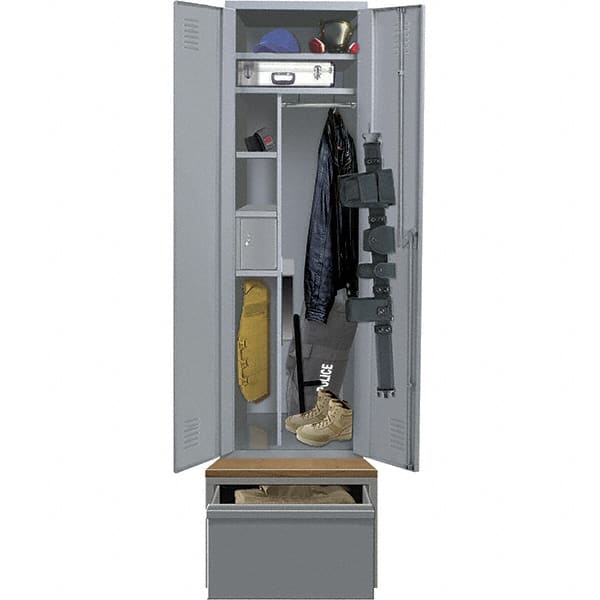 Hallowell - 1 Door, 1 Tier, Welded Locker - Apex Tool & Supply