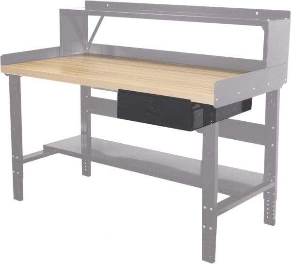 Hallowell - Workbench & Workstation Drawer - 24" Deep, 6" High, Use with Heavy-Duty Adjustable Leg Workbenches - Apex Tool & Supply