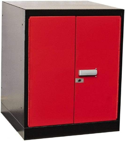 Hallowell - Steel Workbench & Workstation Pedestal - 24" Deep, 32" High, Use with Fort Knox Modular Utility Storage & Workbench System - Apex Tool & Supply