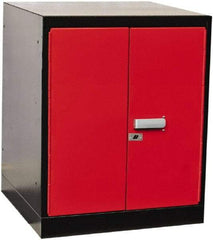 Hallowell - Steel Workbench & Workstation Pedestal - 24" Deep, 32" High, Use with Fort Knox Modular Utility Storage & Workbench System - Apex Tool & Supply