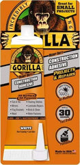 Gorilla Glue - White, Tube Silyl Terminated Polyether Construction Adhesive - -40 to 200°F Service Temperature, Indoor & Outdoor - Apex Tool & Supply