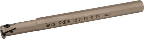 Iscar - GEHI, Right Hand, 0.075 to 0.095" Groove Width, Indexable Grooving Tool Holder - GEMI.., GEPI.. Insert Compatibility, 6" OAL, Through Coolant - Apex Tool & Supply