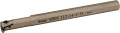 Iscar - GEHI, Right Hand, 0.075 to 0.095" Groove Width, Indexable Grooving Tool Holder - GEMI.., GEPI.. Insert Compatibility, 6" OAL, Through Coolant - Apex Tool & Supply