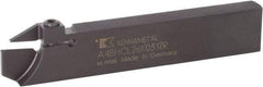 Kennametal - 1.2598" Blade Height, 5/16" Blade Width, 4.9213" OAL, Right Hand Cut, Single End Indexable Cut-Off Blade - A4BHC Blade, A4 Cut-Off Series - Apex Tool & Supply