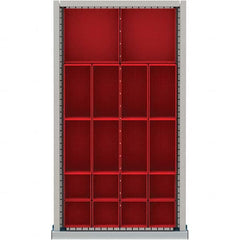 LISTA - 18-Compartment Drawer Divider Layout for 2.17" High Drawers - Apex Tool & Supply