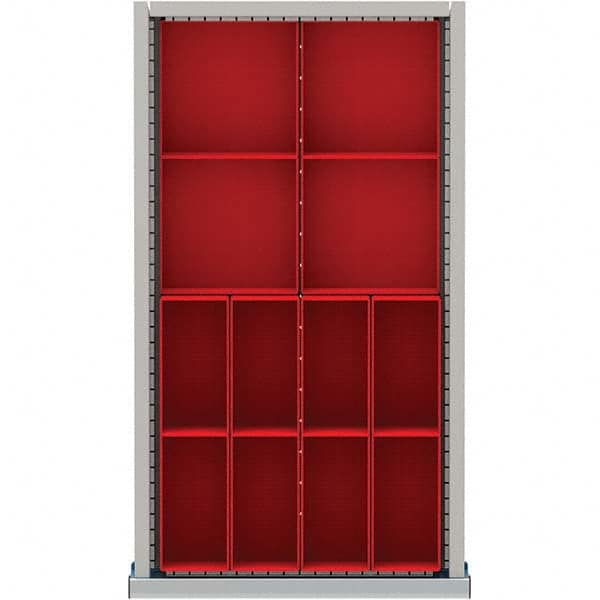 LISTA - 12-Compartment Drawer Divider Layout for 3.15" High Drawers - Apex Tool & Supply