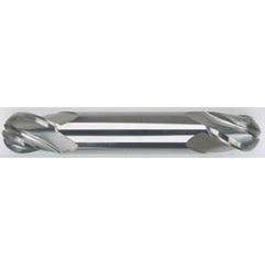 3/16 Dia. - 2 OAL - Solid Carbide - Bright - Center cutting DE EM-4 FL - Apex Tool & Supply