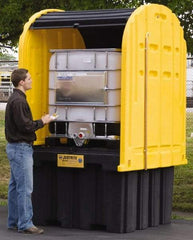 Justrite - IBC Storage Lockers Type: Outdoor Shed w/Pallet Number of Totes: 1 - Apex Tool & Supply