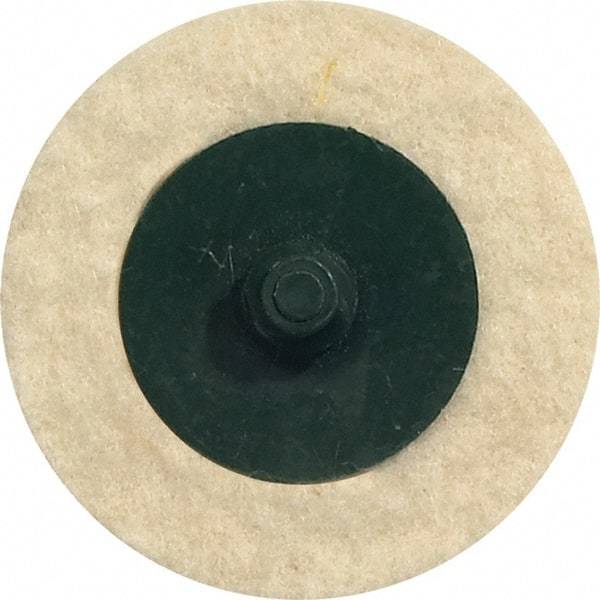 WALTER Surface Technologies - 3" Diam, Unmounted Buffing Wheel - Quick Change Felt Disc - Apex Tool & Supply