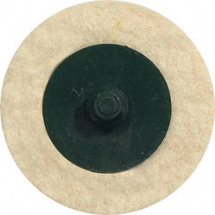 WALTER Surface Technologies - 3" Diam, Unmounted Buffing Wheel - Quick Change Felt Disc - Apex Tool & Supply