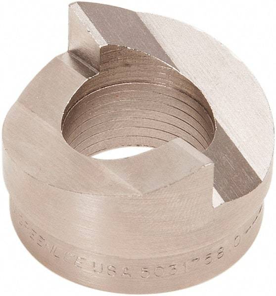 Greenlee - 1" Conduit Round Punch - 34.6mm Hole Diam - Apex Tool & Supply