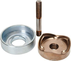 Greenlee - 4.011 Inch Hole Diameter x 3-1/2 Inch Hole Length x Round, Knockout Punch Unit - Battery and Hydraulic Operated, 10 Gauge Max in Mild Steel - Apex Tool & Supply