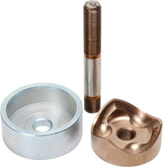 Greenlee - 2.914 Inch Hole Diameter x 2-1/2 Inch Hole Length x Round, Knockout Punch Unit - Battery and Hydraulic Operated, 10 Gauge Max in Mild Steel - Apex Tool & Supply