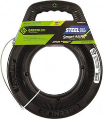 Greenlee - 250 Ft. Long x 1/8 Inch Wide, Steel Fish Tape - Includes Case - Apex Tool & Supply