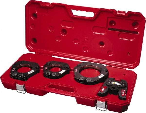 Milwaukee Tool - 2-1/2 to 4 Inch Pipe Capacity, 2-1/2 to 4 Inch Jaw Range, Press Ring Kit - Apex Tool & Supply