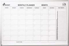 Ability One - 2" High x 26" Wide Dry Erase - Melamine, 39" Deep - Apex Tool & Supply