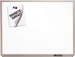 Ability One - 2" High x 53" Wide Erasable Melamine Marker Boards - Melamine, 77" Deep - Apex Tool & Supply