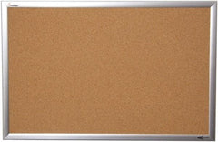 Ability One - 22" Wide x 2" High Self-Heal Cork Bulletin Board - Natural (Color) - Apex Tool & Supply