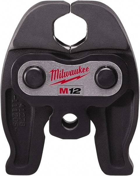 Milwaukee Tool - 3/4 to 1-1/4 Inch Jaw Range, Presser Replacement Jaw - For Use with M12 FORCE LOGIC Press Tool - Apex Tool & Supply