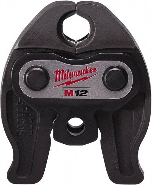 Milwaukee Tool - 1/2 to 1-1/4 Inch Jaw Range, Presser Replacement Jaw - For Use with M12 FORCE LOGIC Press Tool - Apex Tool & Supply