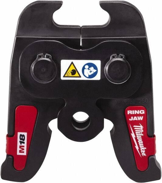 Milwaukee Tool - 2-1/2 to 4 Inch Jaw Range, Presser Replacement Jaw - For Use with M18 FORCE LOGIC Press Tool - Apex Tool & Supply