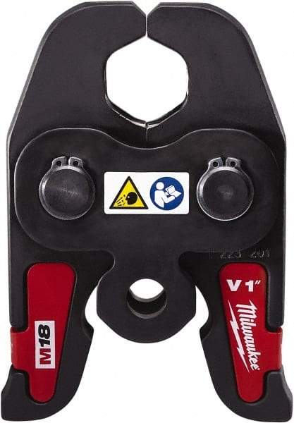 Milwaukee Tool - 1 to 2 Inch Jaw Range, Presser Replacement Jaw - For Use with M18 FORCE LOGIC Press Tool - Apex Tool & Supply