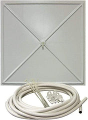 InBrella - 2' Diam, Square Pannel Leak Diverter - 2' Long x 2' Wide, White - Apex Tool & Supply
