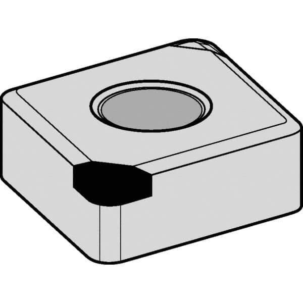 Kennametal - CNGM432 CB1 Grade KBH20 PCBN Turning Insert - Nano-Composite Finish, 80° Diamond, 1/2" Inscr Circle, 3/16" Thick, 1/32" Corner Radius - Apex Tool & Supply