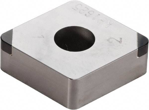 Kennametal - CNGA433 MT Grade KB5630 PCBN Turning Insert - AlTiN Finish, 80° Diamond, 1/2" Inscr Circle, 3/16" Thick, 3/64" Corner Radius - Apex Tool & Supply