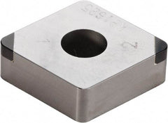 Kennametal - CNGA433 MT Grade KB5630 PCBN Turning Insert - AlTiN Finish, 80° Diamond, 1/2" Inscr Circle, 3/16" Thick, 3/64" Corner Radius - Apex Tool & Supply
