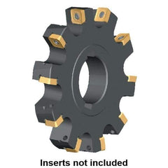 Kennametal - Arbor Hole Connection, 0.3587" Cutting Width, 2.571" Depth of Cut, 200mm Cutter Diam, 1.9685" Hole Diam, 13 Tooth Indexable Slotting Cutter - KSSS Toolholder, SP.T 10T3.. Insert, Right Hand Cutting Direction - Apex Tool & Supply