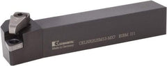 Kennametal - CELN-MX, Right Hand Cut, -7.5° Lead Angle, 25mm Shank Height x 25mm Shank Width, Negative Rake Indexable Turning Toolholder - 150mm OAL, EN..1307.. Insert Compatibility, Series MTS - Apex Tool & Supply