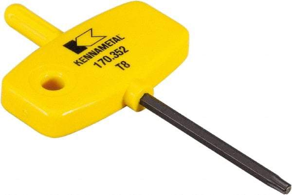 Kennametal - T8 Torx Drive, Driver for Indexable Modular Drills - KSEM Plus Series - Apex Tool & Supply