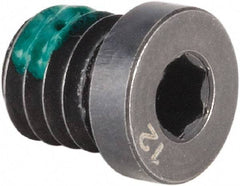 Kennametal - Coolant Lock Screw for Indexable End Mills - M4x0.7 Thread, For Use with Rotary Coolant Adapters - Apex Tool & Supply