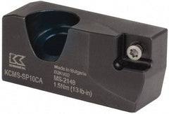 Kennametal - SP.T Insert Style, Indexable Milling Cartridge - KCMS Toolholder Style, Compatible with Face Mills, Series KCMS - Apex Tool & Supply