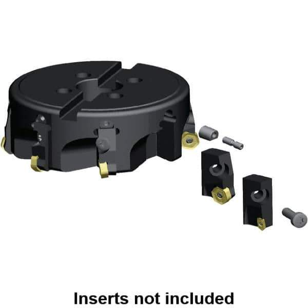 Kennametal - HN.J/XNGJ Insert Style, Indexable Milling Cartridge - KCMS Toolholder Style, Compatible with Face Mills, Series KCMS - Apex Tool & Supply