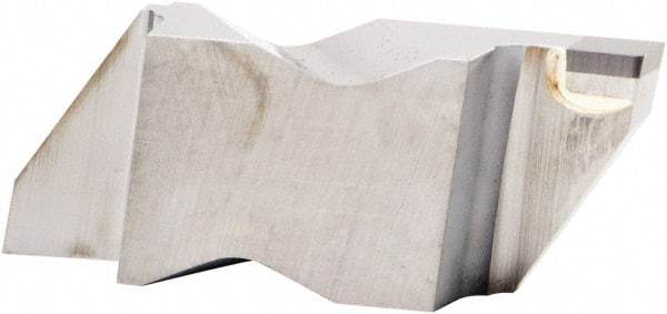 Kennametal - 3094NG EST Grade KB1630, 2.39mm Cutting Width PCBN Grooving Insert - 3.81mm Max Depth of Cut, Right Hand, 0.19mm Corner Radius, Uncoated - Apex Tool & Supply