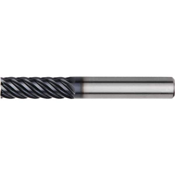 Kennametal - 12mm, 6 Flute, Single End, Solid Carbide, Corner Chamfer End Mill - 83mm OAL, 45° Helix, Right Hand Flute, 26mm LOC, Right Hand Cut - Apex Tool & Supply