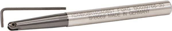 Kennametal - 16mm Cut Diam, 8mm Max Depth of Cut, 16mm Shank Diam, 175mm OAL, Indexable Ball Nose End Mill - 67mm Head Length, Straight Shank, KDMB Toolholder, KDMB 16.. Insert - Apex Tool & Supply