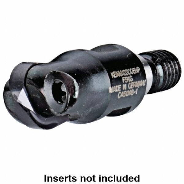 Kennametal - 25mm Cut Diam, 12.5mm Max Depth of Cut, 40mm OAL, Indexable Ball Nose End Mill - 40mm Head Length, M12 Modular Connection, KDMB Toolholder, KDMB 25.. Insert - Apex Tool & Supply