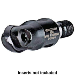 Kennametal - 12mm Cut Diam, 6mm Max Depth of Cut, 30mm OAL, Indexable Ball Nose End Mill - 30mm Head Length, M08 Modular Connection, KDMB Toolholder, KDMB 12.. Insert - Apex Tool & Supply