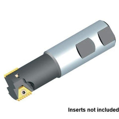 Kennametal - 26mm Cut Diam, 43mm Max Hole Depth, 63/64" Shank Diam, Internal/External Indexable Thread Mill - Insert Style STN 16, 16mm Insert Size, 2 Inserts, Toolholder Style TMS, 100mm OAL - Apex Tool & Supply