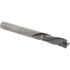 Kennametal - 1/4" Cutting Diam x 3/4" Length of Cut, 3 Flute, Compression Spiral Router Bit - Diamond Coated, Right Hand Cut, Solid Carbide, 2-1/2" OAL x 1/4" Shank Diam, Double Edge, 25° Helix Angle - Apex Tool & Supply